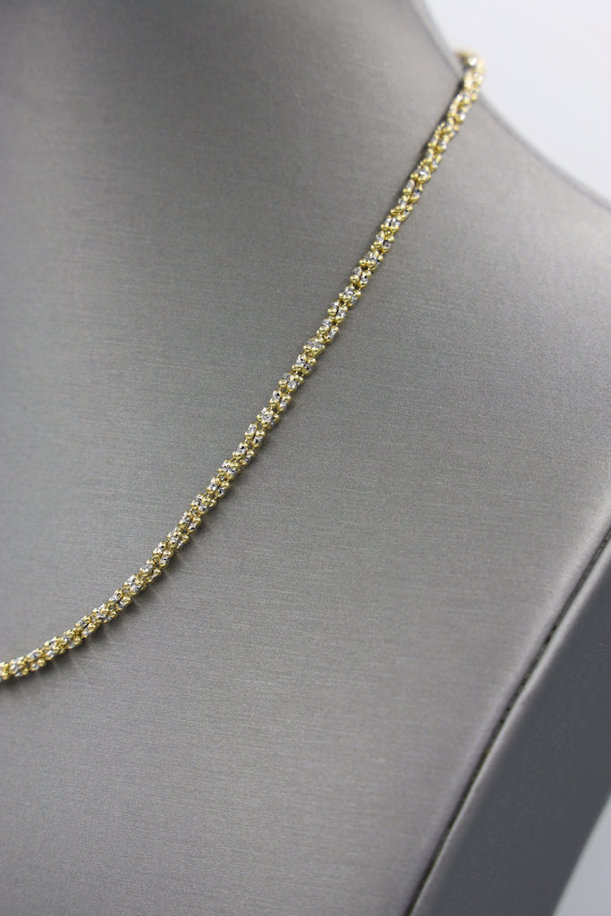 *NEW* 207 14K Moon Ice Twist Chain (18” Inches // 3 MM) JTJ™ - Javierthejeweler