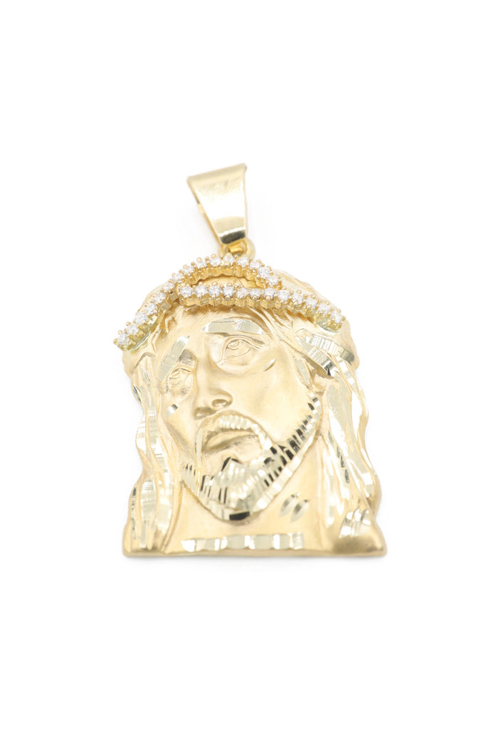 *NEW* 14K Jesus Face Solid Pendant - JTJ™ - Javierthejeweler