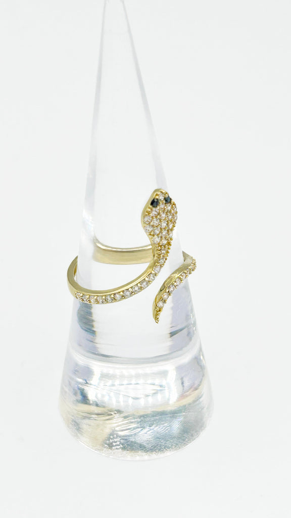 *NEW* 14K 207 Cz Snake Ring JTJ™ - - Javierthejeweler