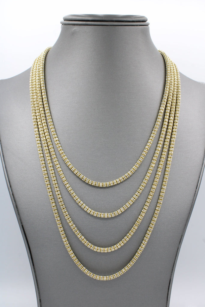 *NEW* 14K Moon Ice Chain (24" || 3.8 MM) - JTJ™ - Javierthejeweler