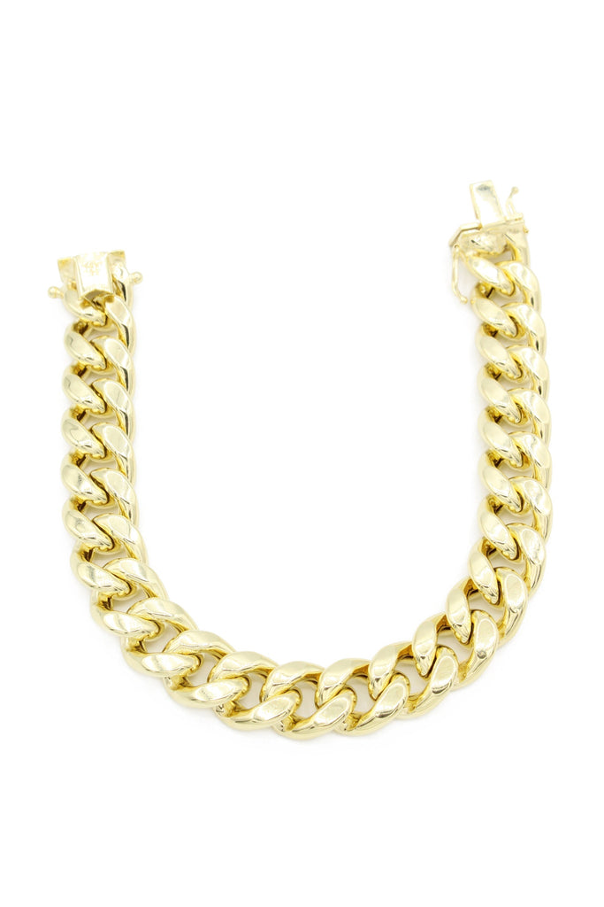 *NEW* 14K Miami Hollow Cuban Bracelet (12.8mm) JTJ™- - Javierthejeweler