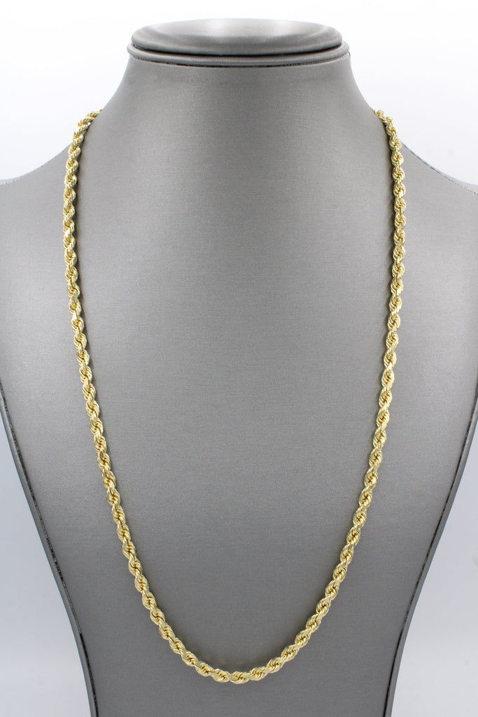 *NEW* 14K SOLID Rope Chain (4.5MM / 24” inches) JTJ™ - Javierthejeweler