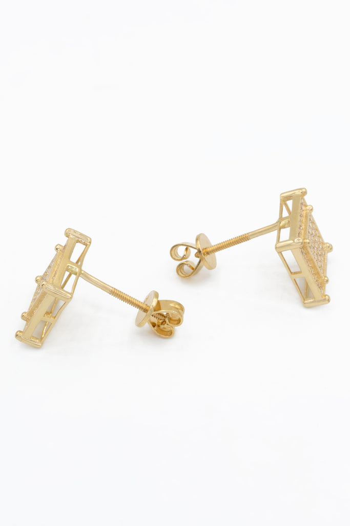 *NEW* 14k Square CZ Earrings JTJ™ - Javierthejeweler