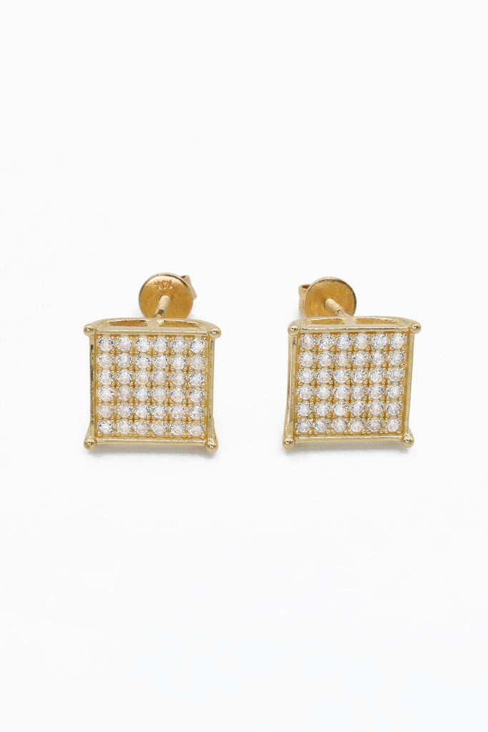 *NEW* 14k (M) Square CZ Earrings JTJ™ - Javierthejeweler