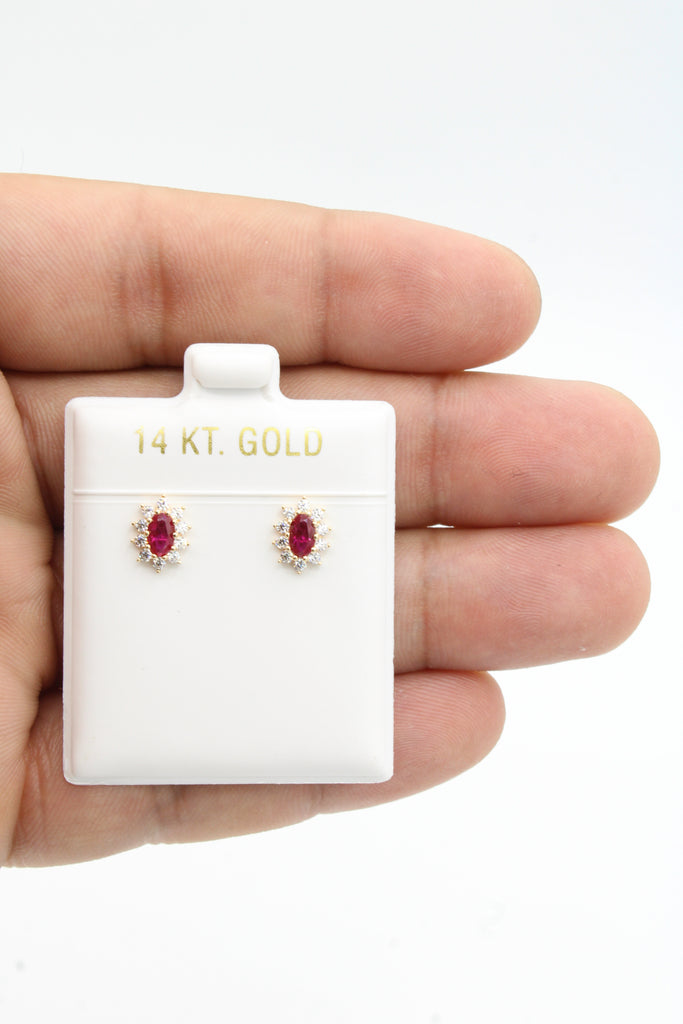 *NEW* 14k CZ Earrings (Pink) JTJ™ - Javierthejeweler