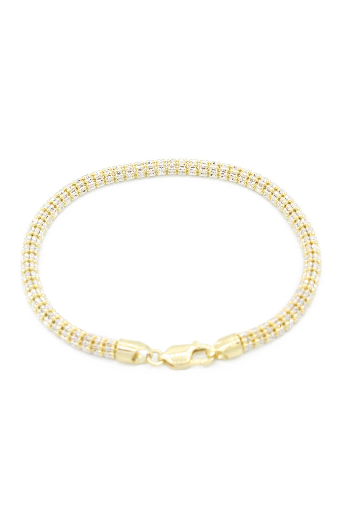 *NEW* 14K Moon Iced Bracelet (4.5MM) JTJ™ - - Javierthejeweler