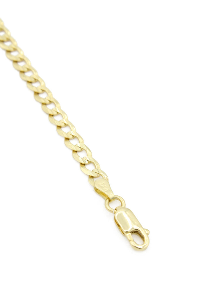 *NEW* 14K ✨SOLID Cuban Curb Ankle Bracelet (4.8MM) JTJ™ - Javierthejeweler