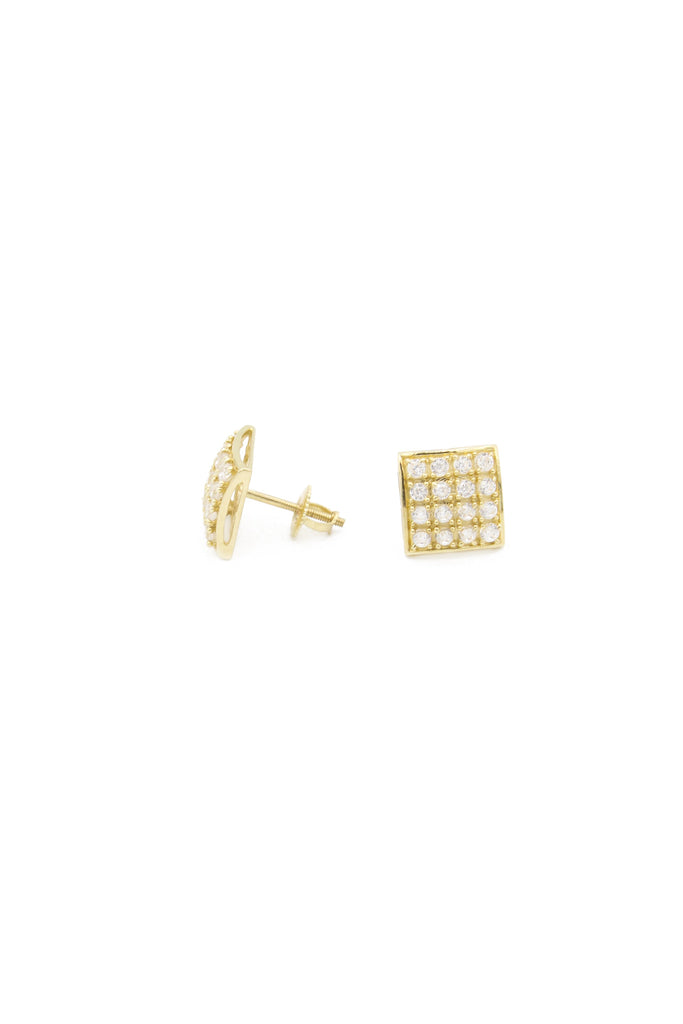 *NEW* 14K CZ (Square) Earrings JTJ™ - Javierthejeweler