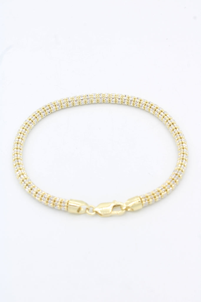 *NEW* 14K Moon Iced Bracelet (4.5MM) JTJ™ - - Javierthejeweler