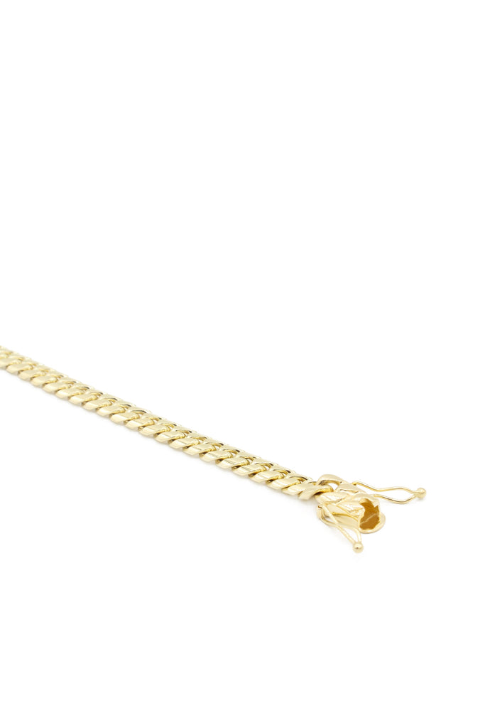 *NEW* 14k Miami Solid Cuban Link Bracelet -JTJ™- - Javierthejeweler