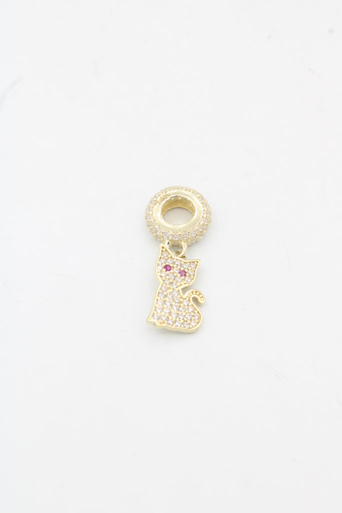 *NEW* 14K CZ Cat Charm (Alone) - JTJ™ - Javierthejeweler