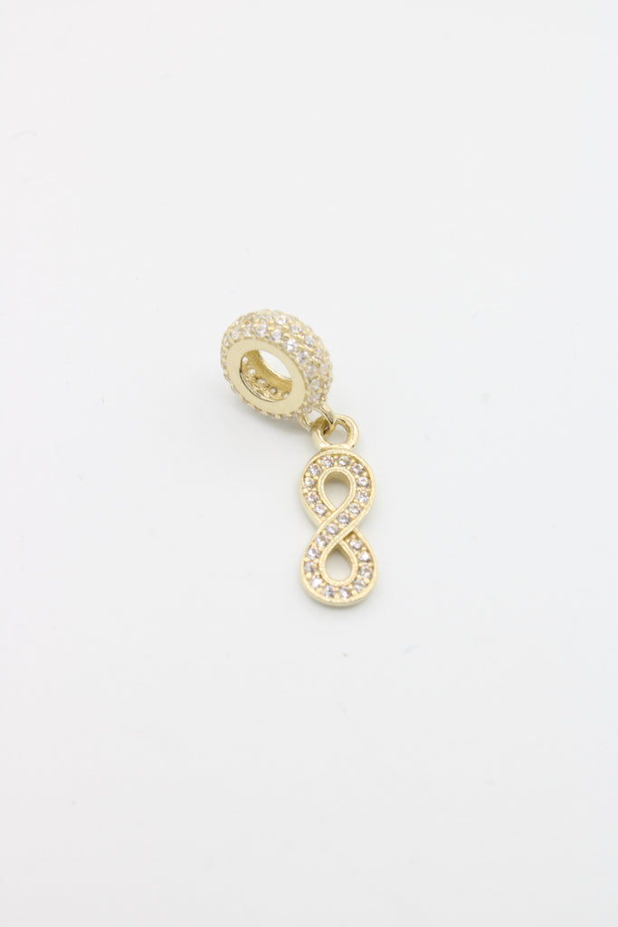 *NEW* 14k Infinity ♾ CZ Charm (Alone) - JTJ™ - Javierthejeweler